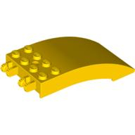 Lego auto čelní sklo 8x4x2, žlutá (4199297, 4501969, 4583915)